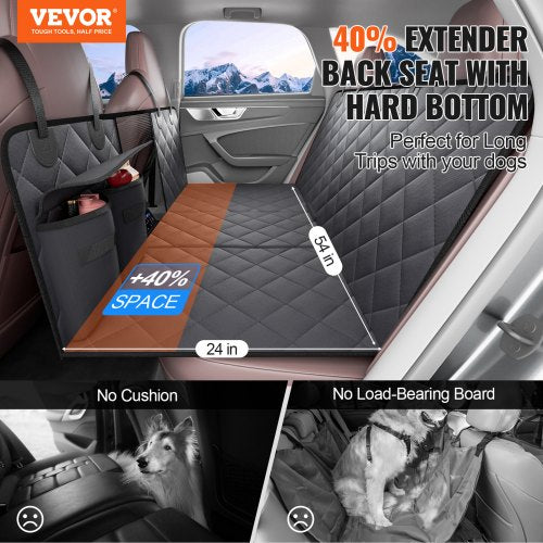 VEVOR Dog Car Seat Cover for Back Seat 54 x 24 in