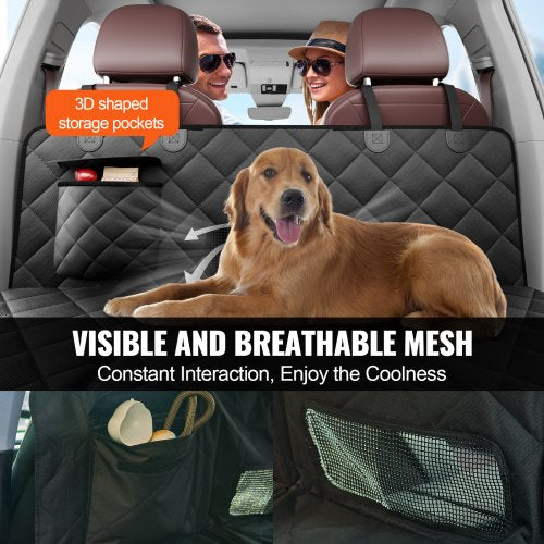 VEVOR Dog Car Seat Cover for Back Seat 54 x 26.5 in