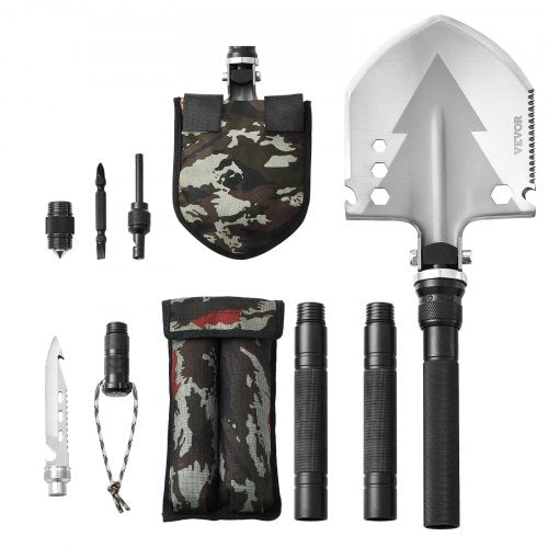 Survival Shovel 11 in 1 Camping Shovel Folding