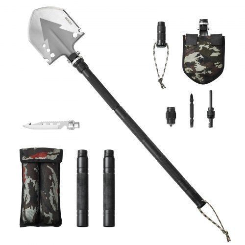 Survival Shovel 11 in 1 Camping Shovel Folding