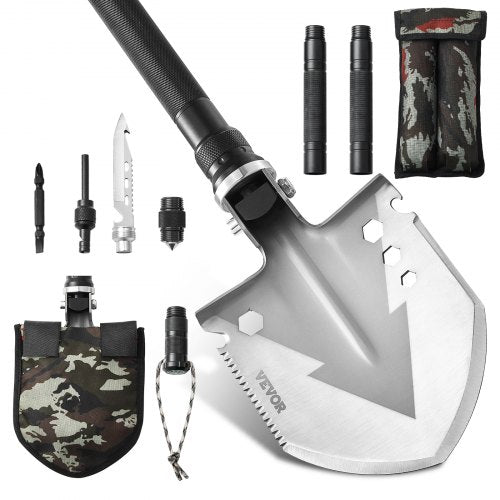 Survival Shovel 11 in 1 Camping Shovel Folding