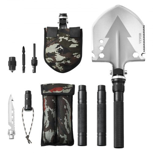 Survival Shovel 11 in 1 Camping Shovel Folding