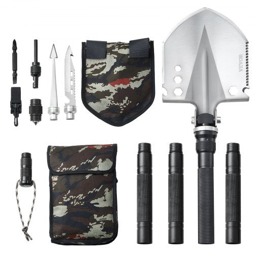 Survival Shovel 13 in 1 Camping Shovel Folding