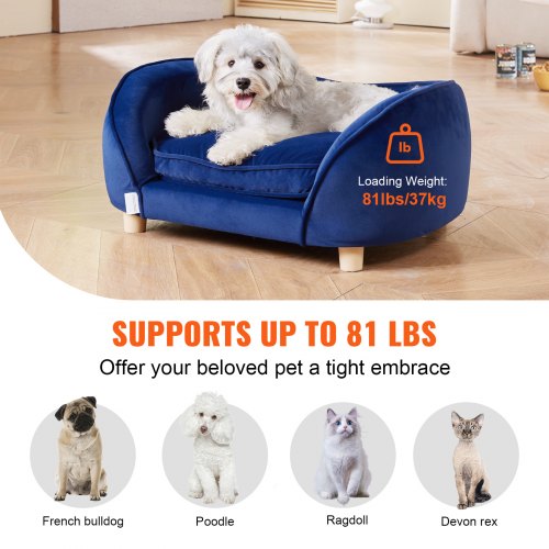 VEVOR Pet Sofa Dog Couch for Medium-Sized Dogs and