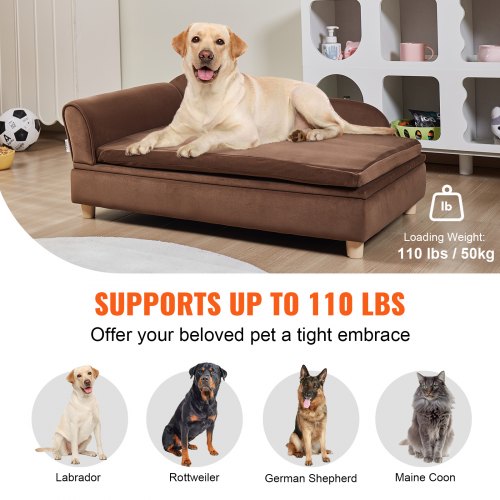 VEVOR Pet Sofa, Dog Couch for Large-Sized Dogs and