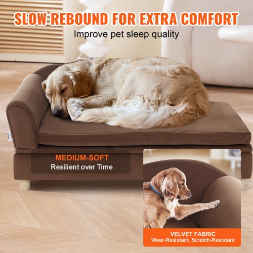 VEVOR Pet Sofa, Dog Couch for Large-Sized Dogs and