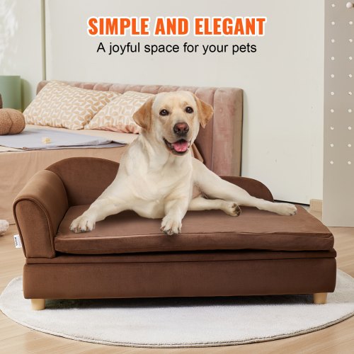 VEVOR Pet Sofa, Dog Couch for Large-Sized Dogs and