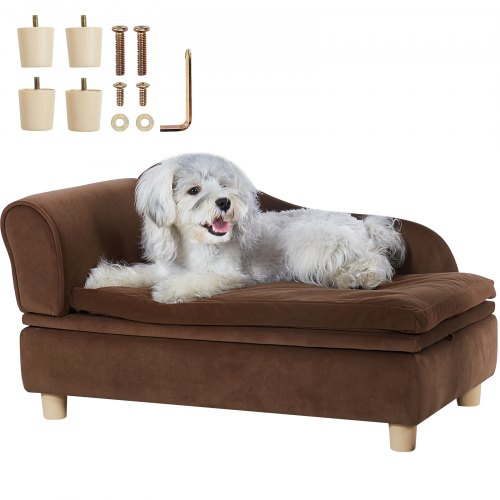 VEVOR Pet Sofa, Dog Couch for Medium-Sized Dogs and