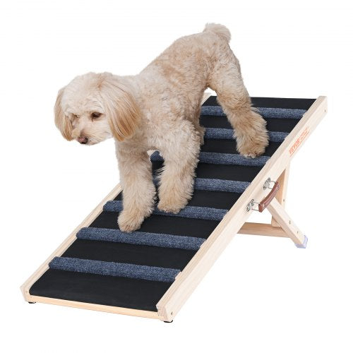 VEVOR Dog Ramp, Folding Pet Ramp for Bed, Adjustable