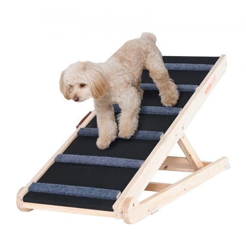 VEVOR Dog Ramp, Folding Pet Ramp for Bed, Adjustable