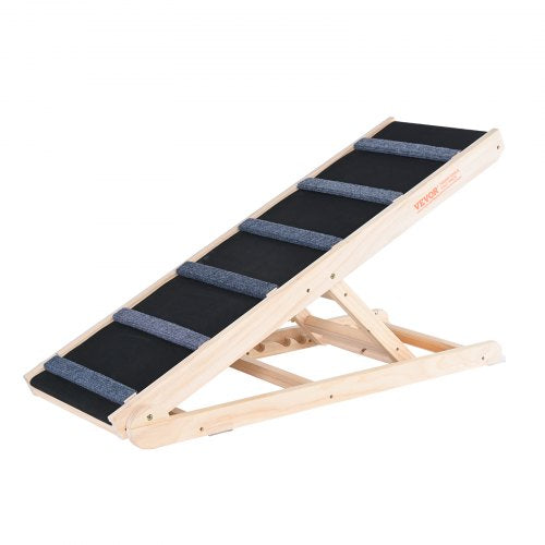 VEVOR Dog Ramp, Folding Pet Ramp for Bed, Adjustable