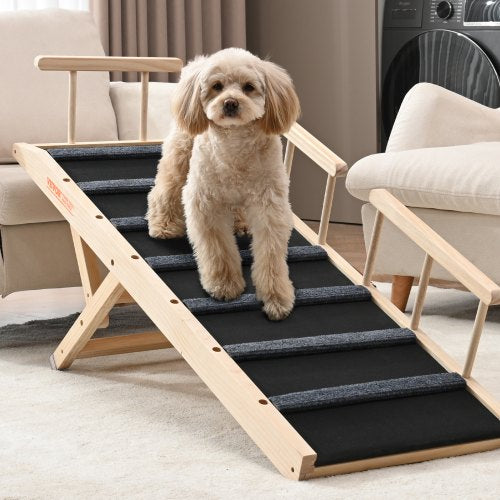 VEVOR Dog Ramp, Folding Pet Ramp for Bed, Adjustable