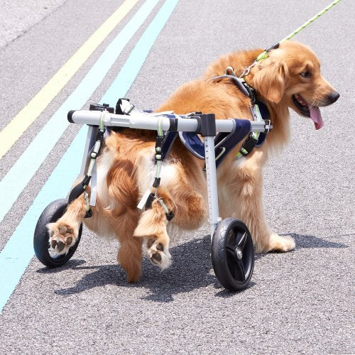 VEVOR 2 Wheels Dog Wheelchair for Back Legs, Pet