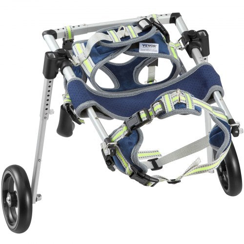 VEVOR 2 Wheels Dog Wheelchair for Back Legs, Pet