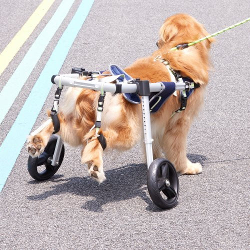 VEVOR 2 Wheels Dog Wheelchair for Back Legs, Pet