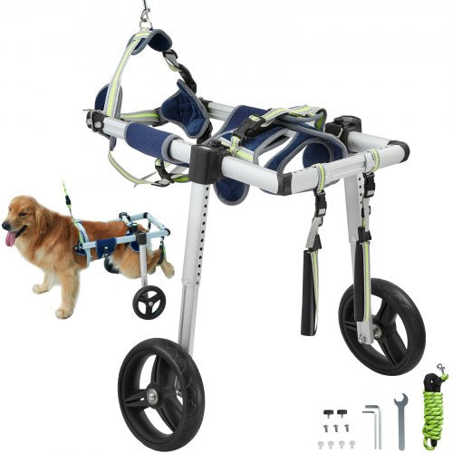 VEVOR 2 Wheels Dog Wheelchair for Back Legs, Pet