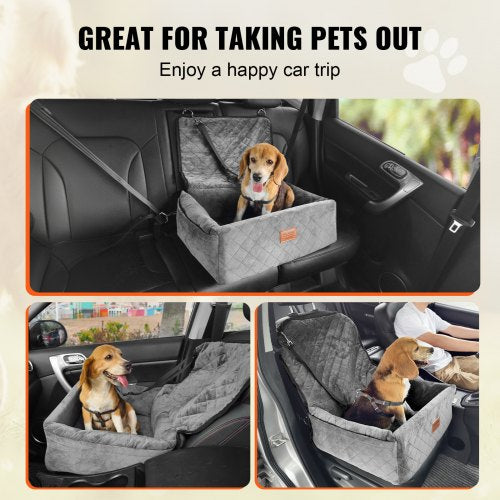 VEVOR Dog Booster Car Seat Pet Car Seat for Small