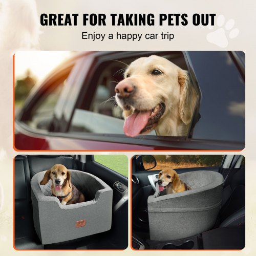 VEVOR Dog Booster Car Seat Pet Car Seat for Small