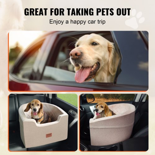 VEVOR Dog Booster Car Seat Pet Car Seat for Small