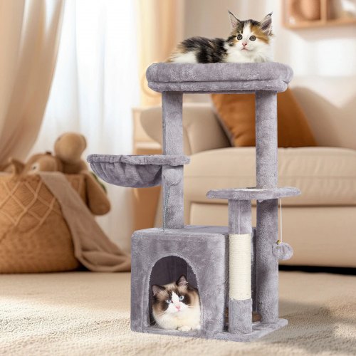 VEVOR Cat Tree 31.4" Cat Tower with Cat Condo Sisal