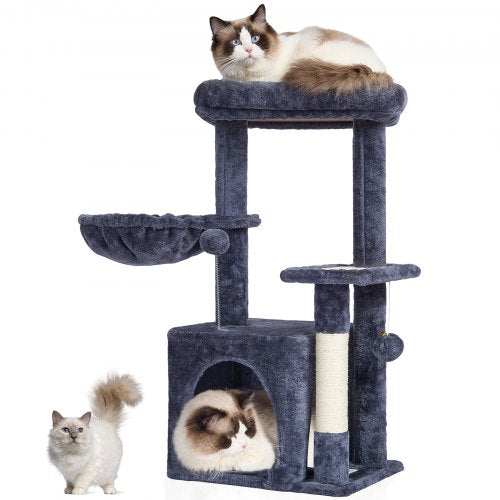 VEVOR Cat Tree 31.4" Cat Tower with Cat Condo Sisal