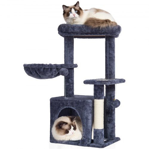 VEVOR Cat Tree 31.4" Cat Tower with Cat Condo Sisal