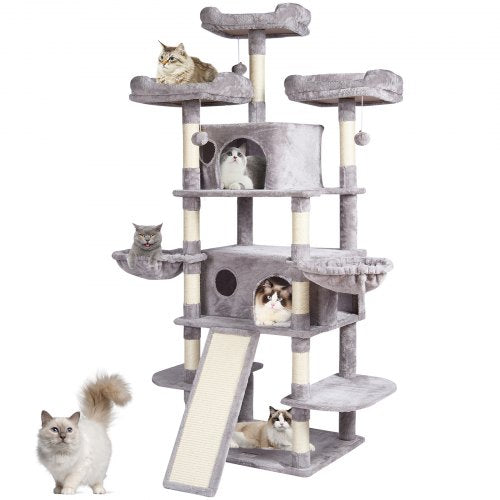 VEVOR Cat Tree 68.5" Cat Tower for Indoor Cats with