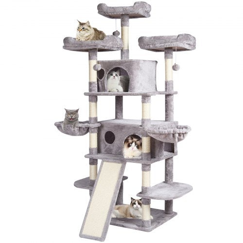 VEVOR Cat Tree 68.5" Cat Tower for Indoor Cats with