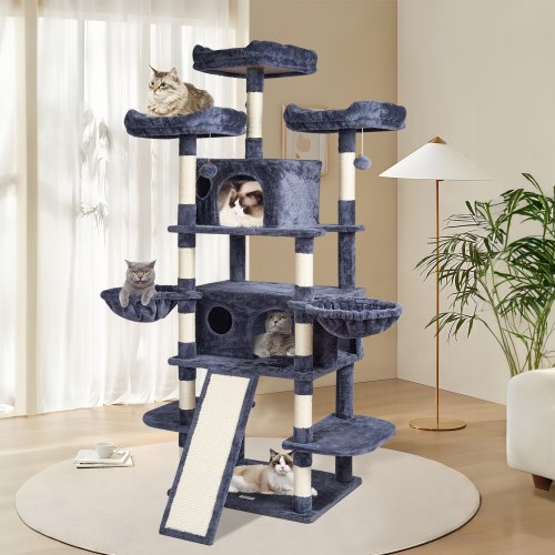 VEVOR Cat Tree 68.5" Cat Tower for Indoor Cats with