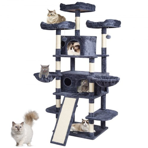 VEVOR Cat Tree 68.5" Cat Tower for Indoor Cats with