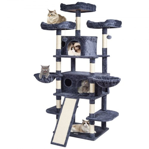 VEVOR Cat Tree 68.5" Cat Tower for Indoor Cats with