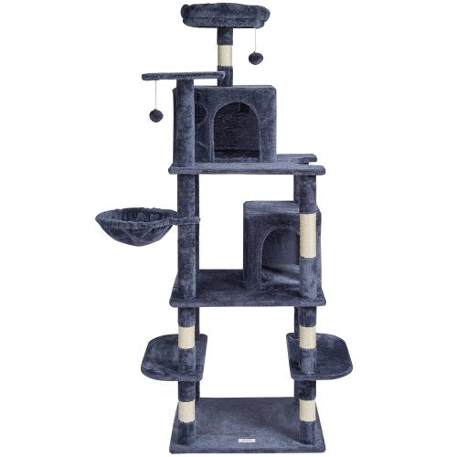 VEVOR Cat Tree 68.5" Cat Tower with Cat Condos Sisal