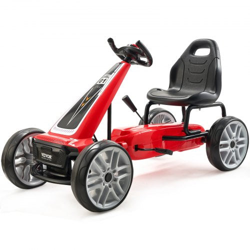 VEVOR Go Kart 4 Wheel Pedal Ride On Toy for Kids