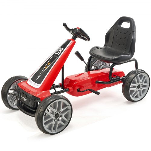 VEVOR Go Kart 4 Wheel Pedal Ride On Toy for Kids