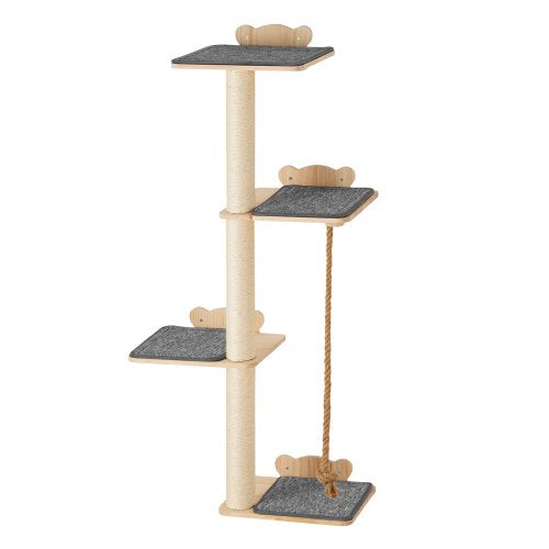 VEVOR Wall Mounted Cat Shelves Tree with Platform