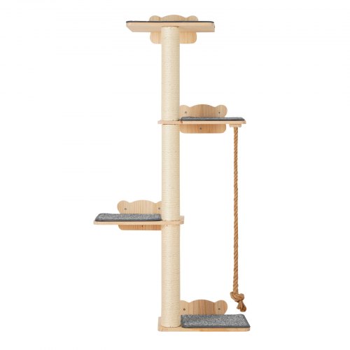 VEVOR Wall Mounted Cat Shelves Tree with Platform