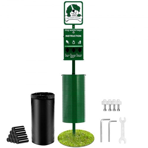 Dog Waste Station 11.5 Gallons Outdoor Dog Poop