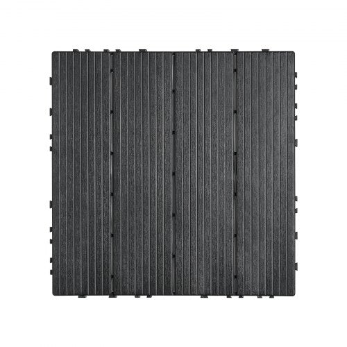 VEVOR Interlocking Deck Tiles 54 Pack 12"x12" Plastic