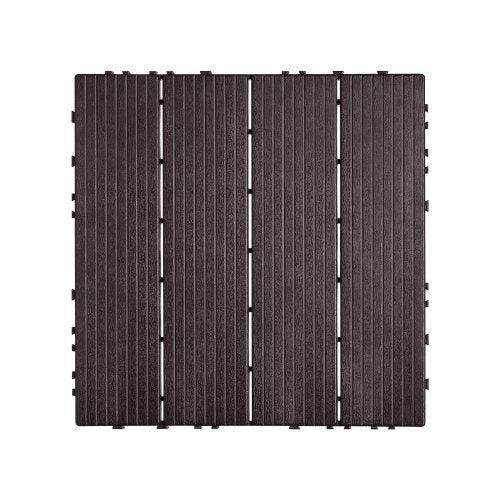 VEVOR Interlocking Deck Tiles 10 Pack 12"x12