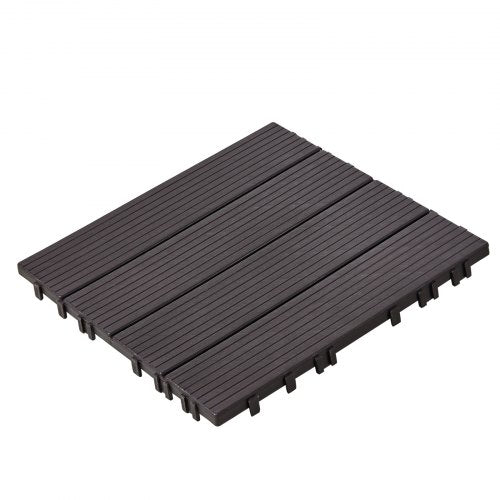 VEVOR Interlocking Deck Tiles 10 Pack 12"x12