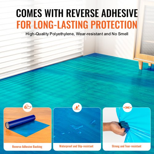 VEVOR Carpet Protection Film, 24" x 200' Floor and