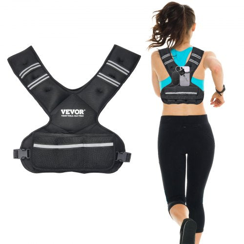 VEVOR 20-32lb Adjustable Weighted Vest for Men Women