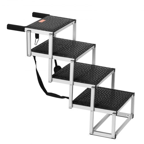 VEVOR Dog Stair for Cars 4-step Folding Dog Steps