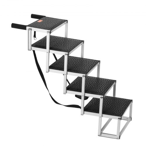 VEVOR Dog Stair for Cars 5-step Folding Dog Steps