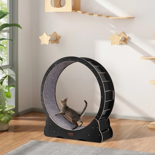 VEVOR Cat Exercise Wheel, Large Cat Treadmill Wheel