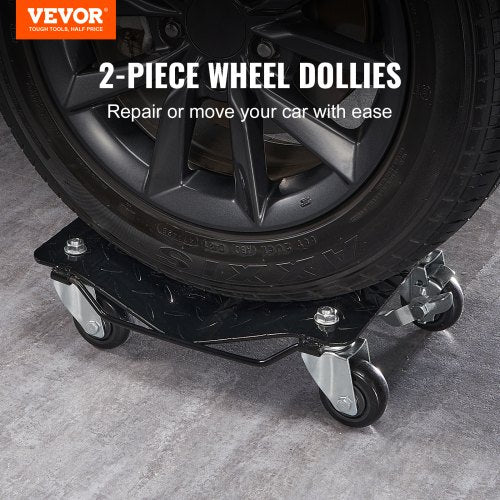 VEVOR Wheel Dolly, 3000 lbs/1360 kg Car Dollies, Wheel