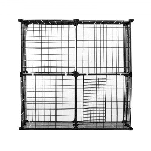 Large 2-tier Cat Cage 28 x 28 x 28" Metal Wire Playpen