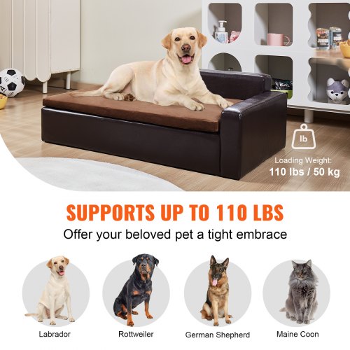 VEVOR Pet Sofa, Dog Couch for Large-Sized Dogs and