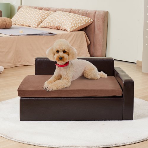 VEVOR Pet Sofa, Dog Couch for Medium-Sized Dogs and