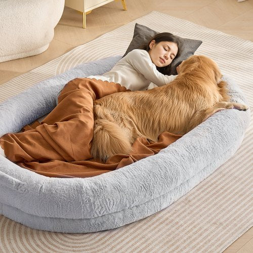 VEVOR Human Dog Bed 72x48x10in Large Human Size Dog